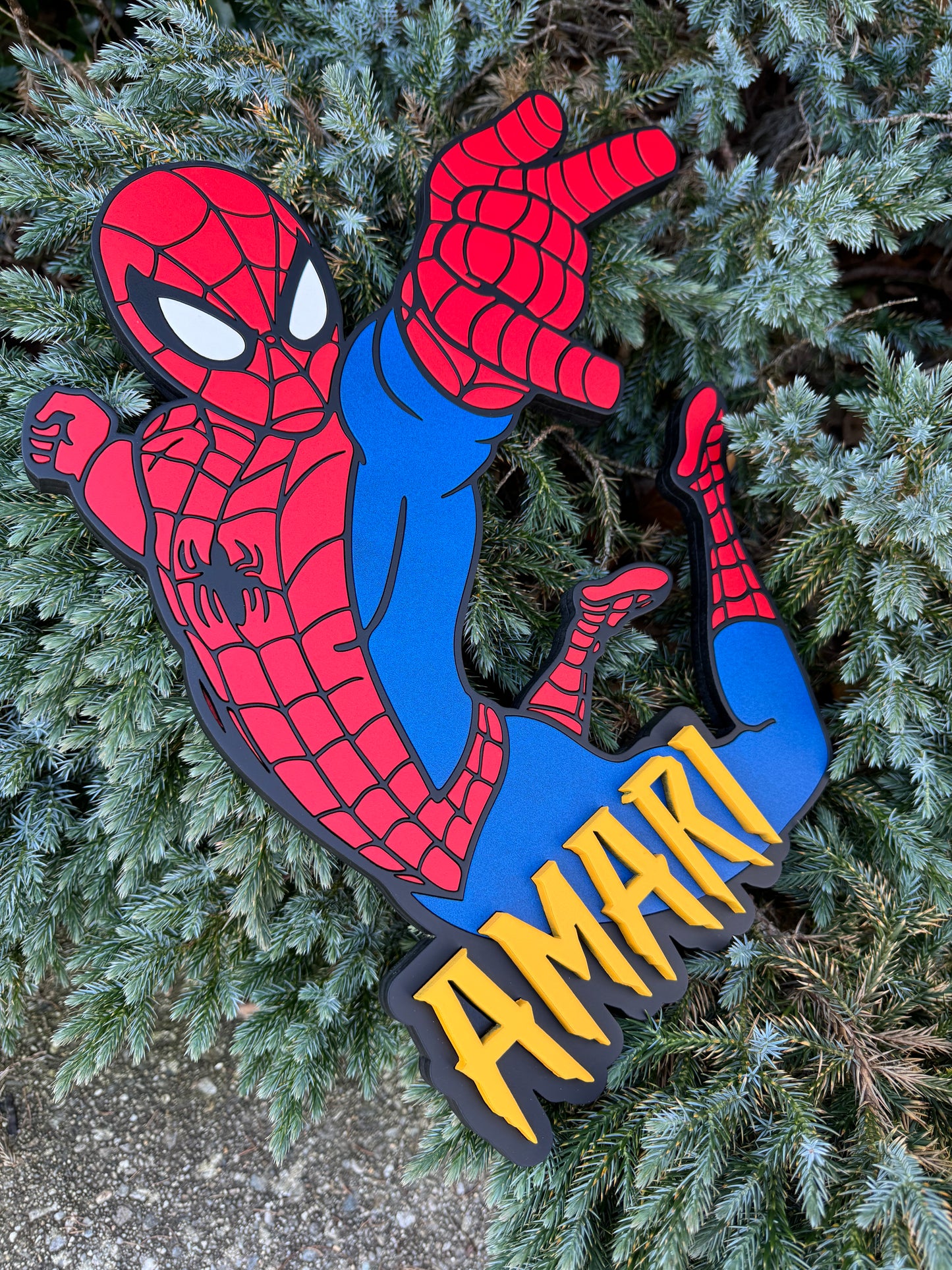 Spiderman Personalized Name Sign