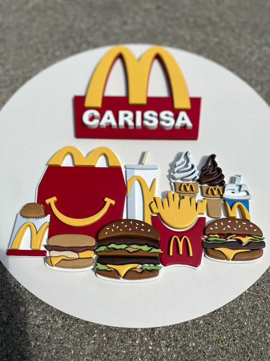 McDonald’s Personalized Nursery/Child Name Sign